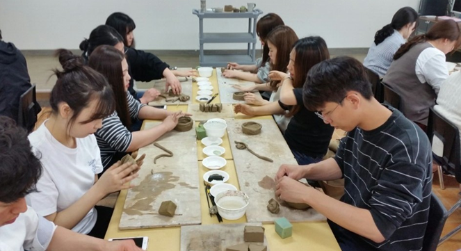 간호사 첫돌 행사 - 도자기 체험